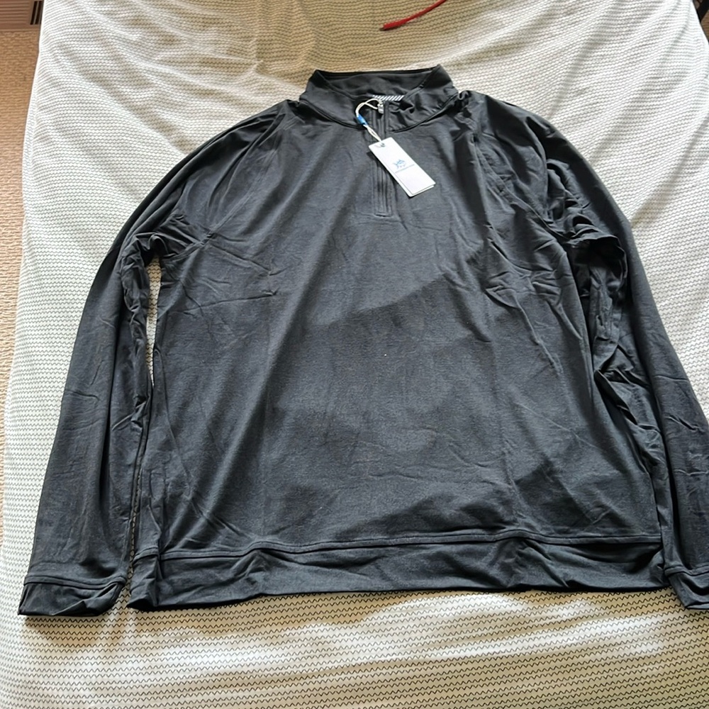 Southern tide black quarterzip